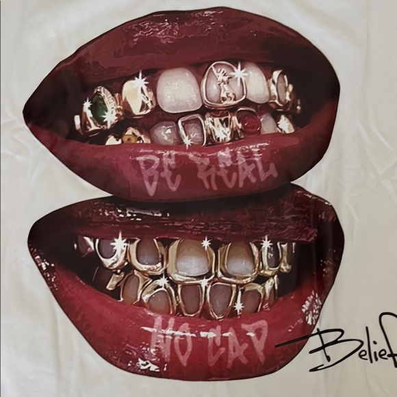 New Graphic White Curvy Women’s T-Shirt - Picture 2 of 5